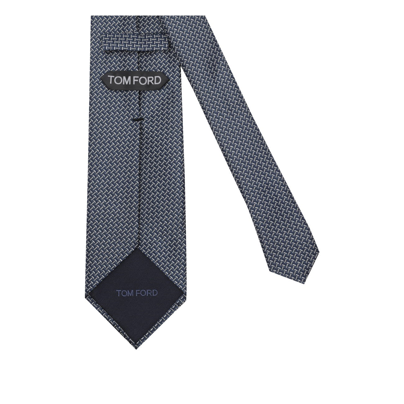 Tom Ford Men Geometric Pattern Tie