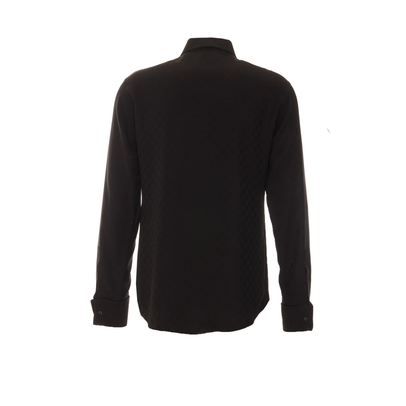 Gucci Men Gg Fluid Fabric Shirt