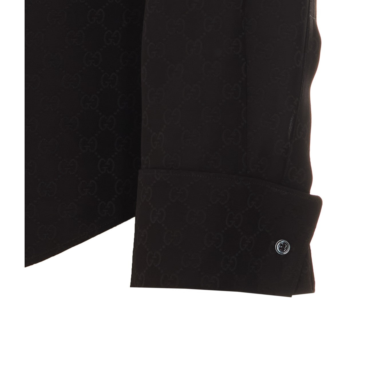 Gucci Men Gg Fluid Fabric Shirt