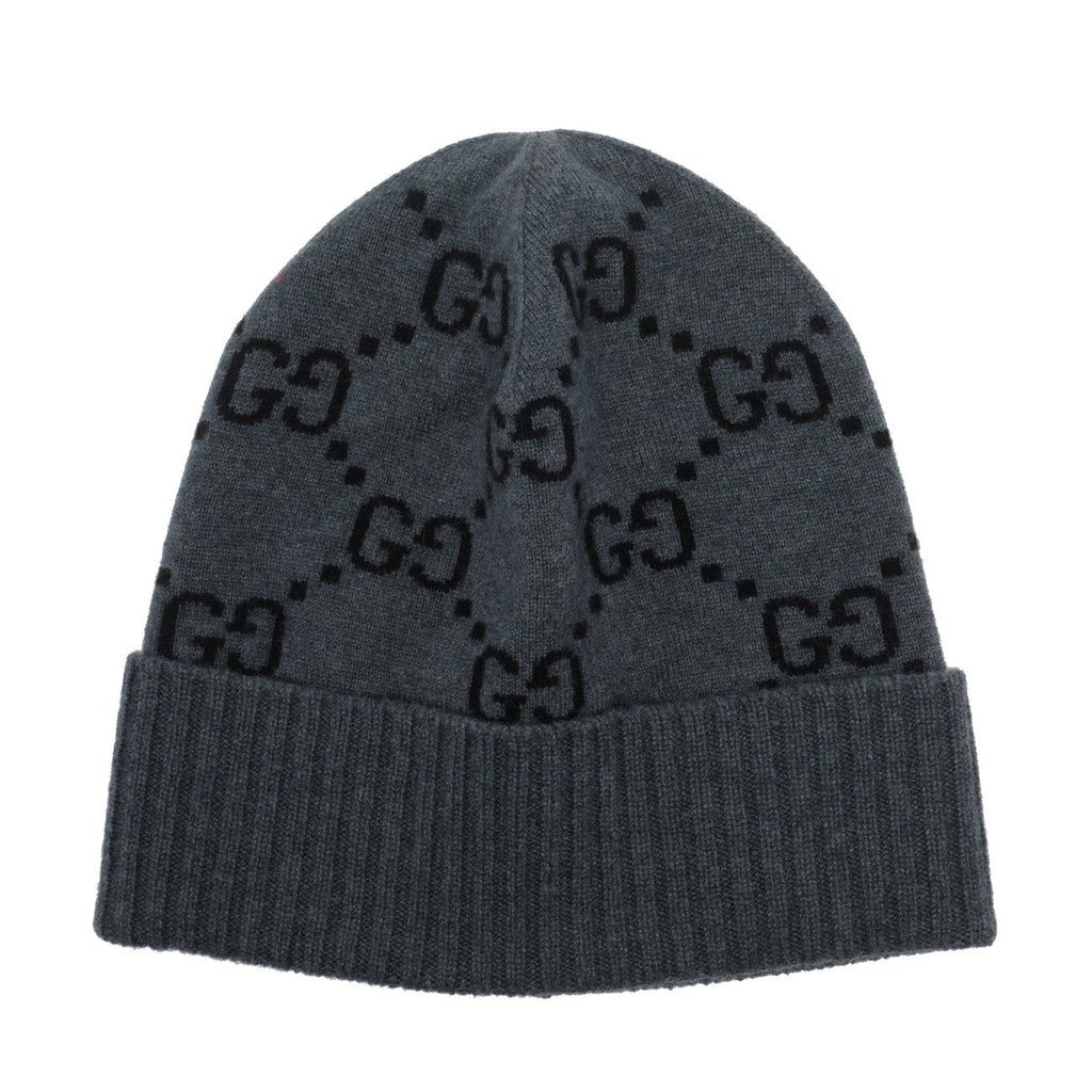 Gucci Men Gg Logo Beanie