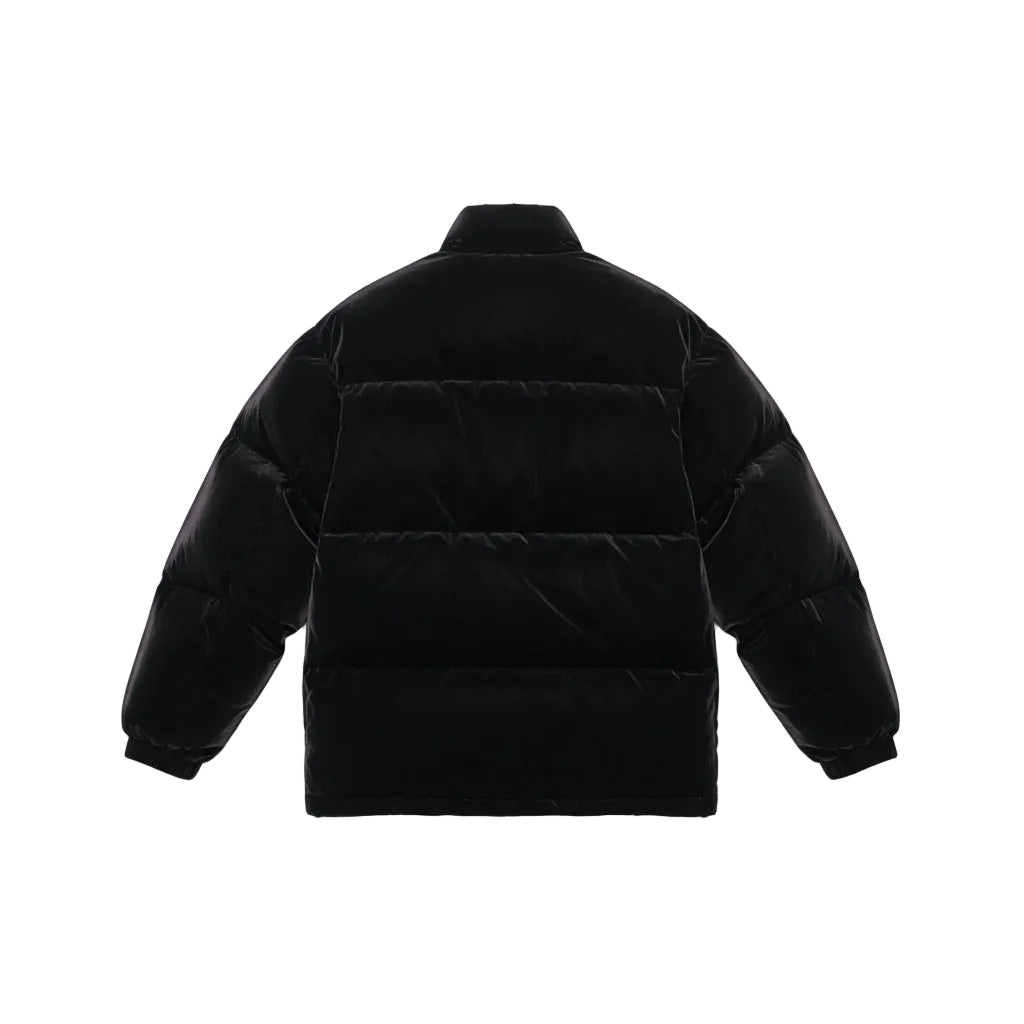 KHAITE BLACK SHIMMER PUFFER JACKET - SIZE XS