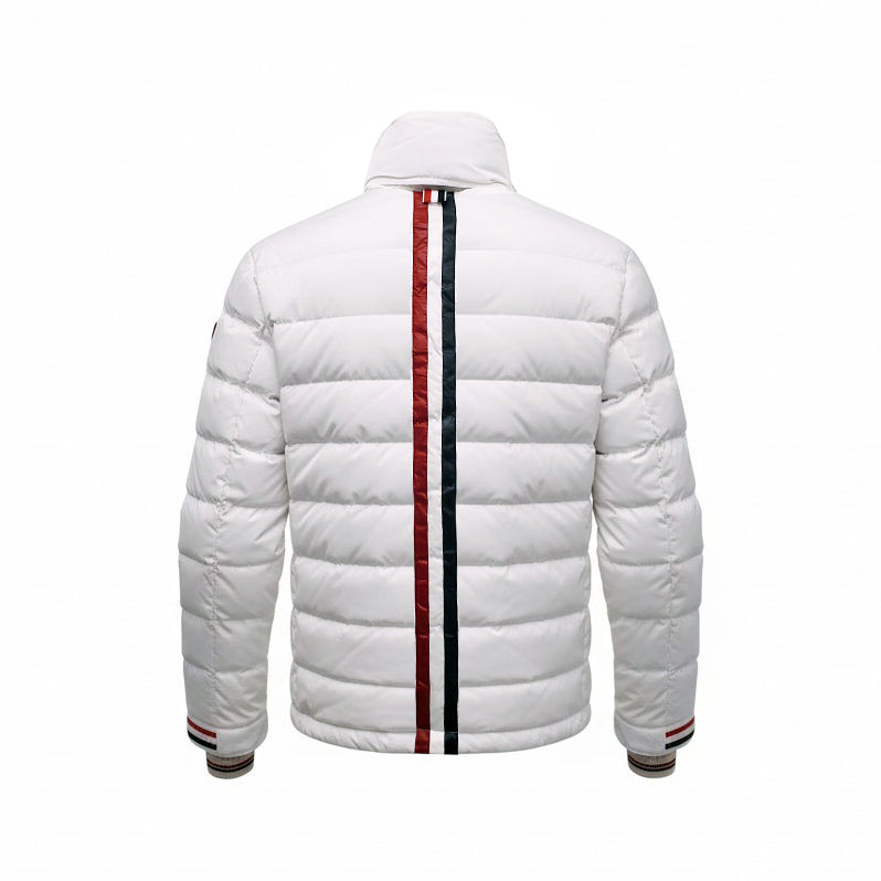 THOM BROWNE WHITE DOWN PUFFER JACKET - SIZE 42