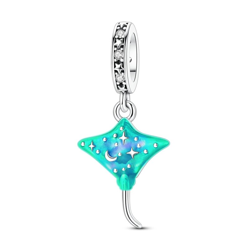 Glow-in-the-Dark Cosmic Stingray Dangle Charm
