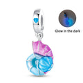 Glow in the Dark Luminous Seashell Dangle Charm