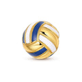 Gold Volleyball Charm