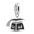 Graduation Cap Opening Dangle Charm