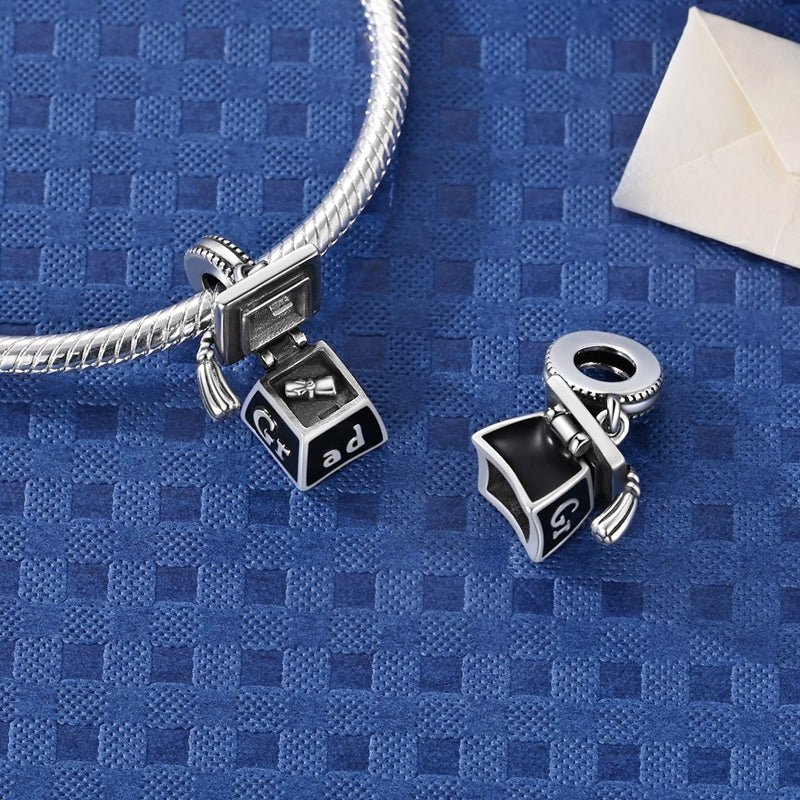 Graduation Cap Opening Dangle Charm