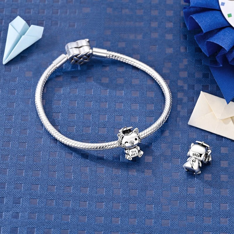 Graduation Cat “You Did It” Charm