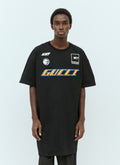 Gucci Men Logo Emblems T-Shirt