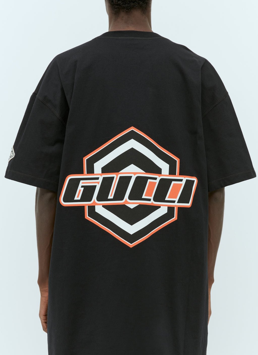 Gucci Men Logo Emblems T-Shirt
