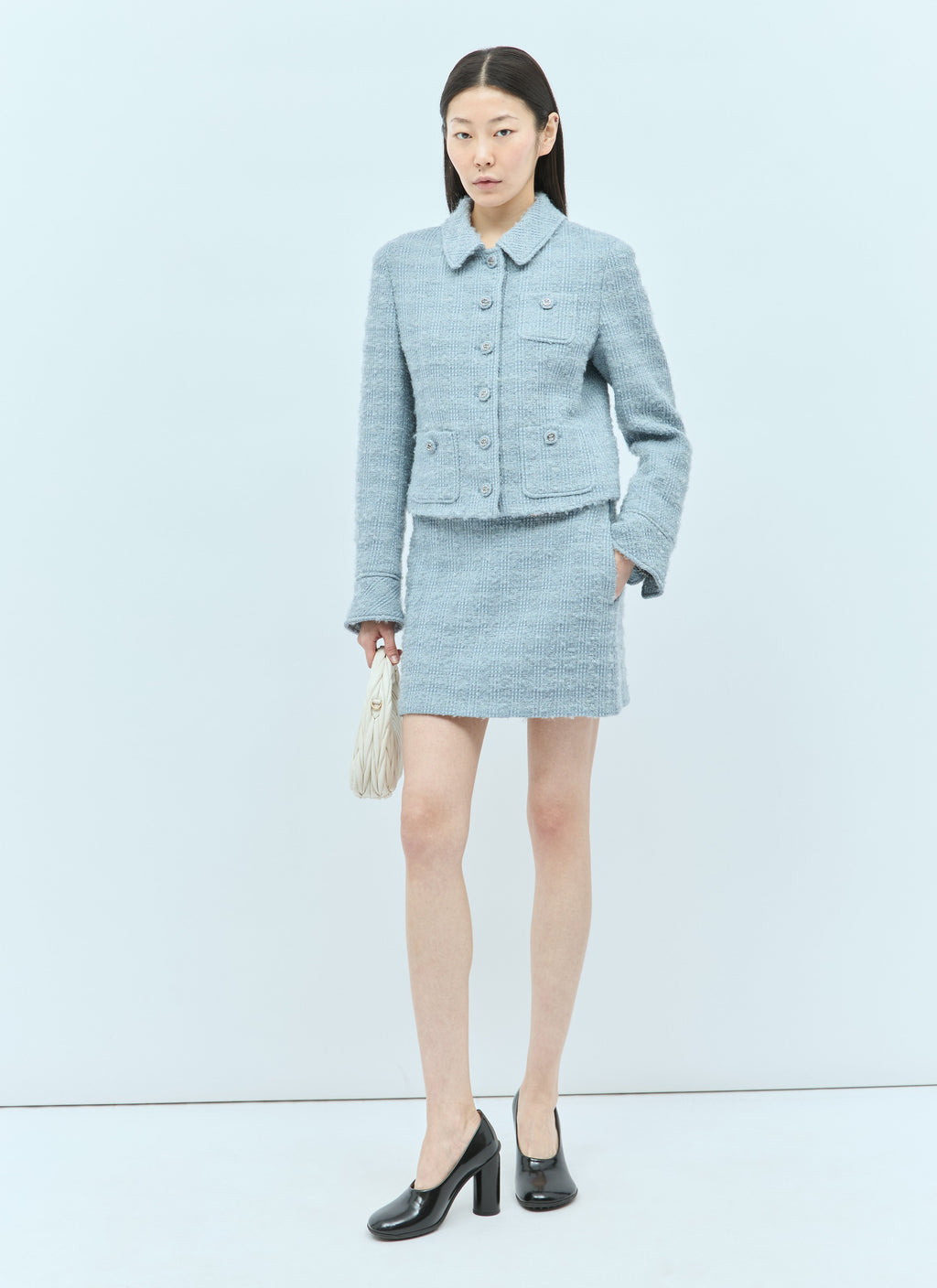 Gucci Women Tweed Mini Skirt