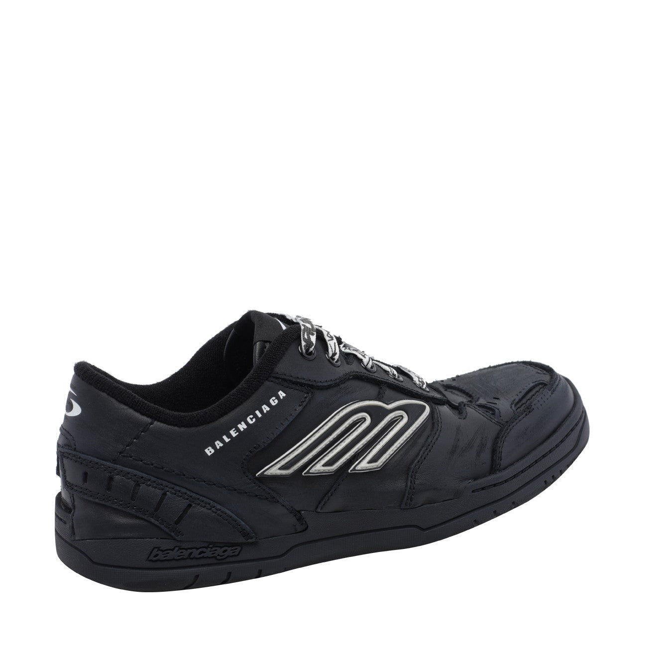 Balenciaga Men Hamptons Worn-Out Sneakers