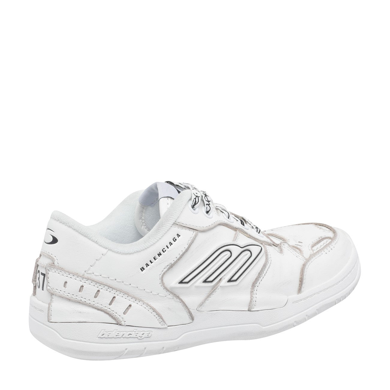 Balenciaga Women Hamptons Worn-Out Sneakers