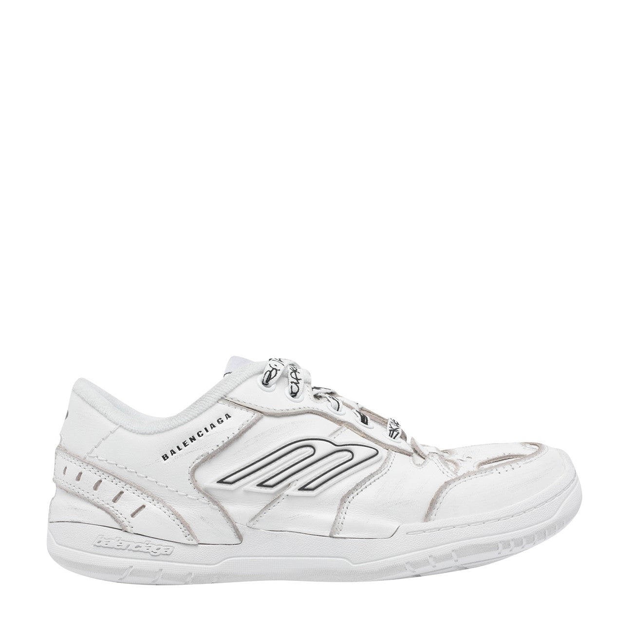 Balenciaga Women Hamptons Worn-Out Sneakers