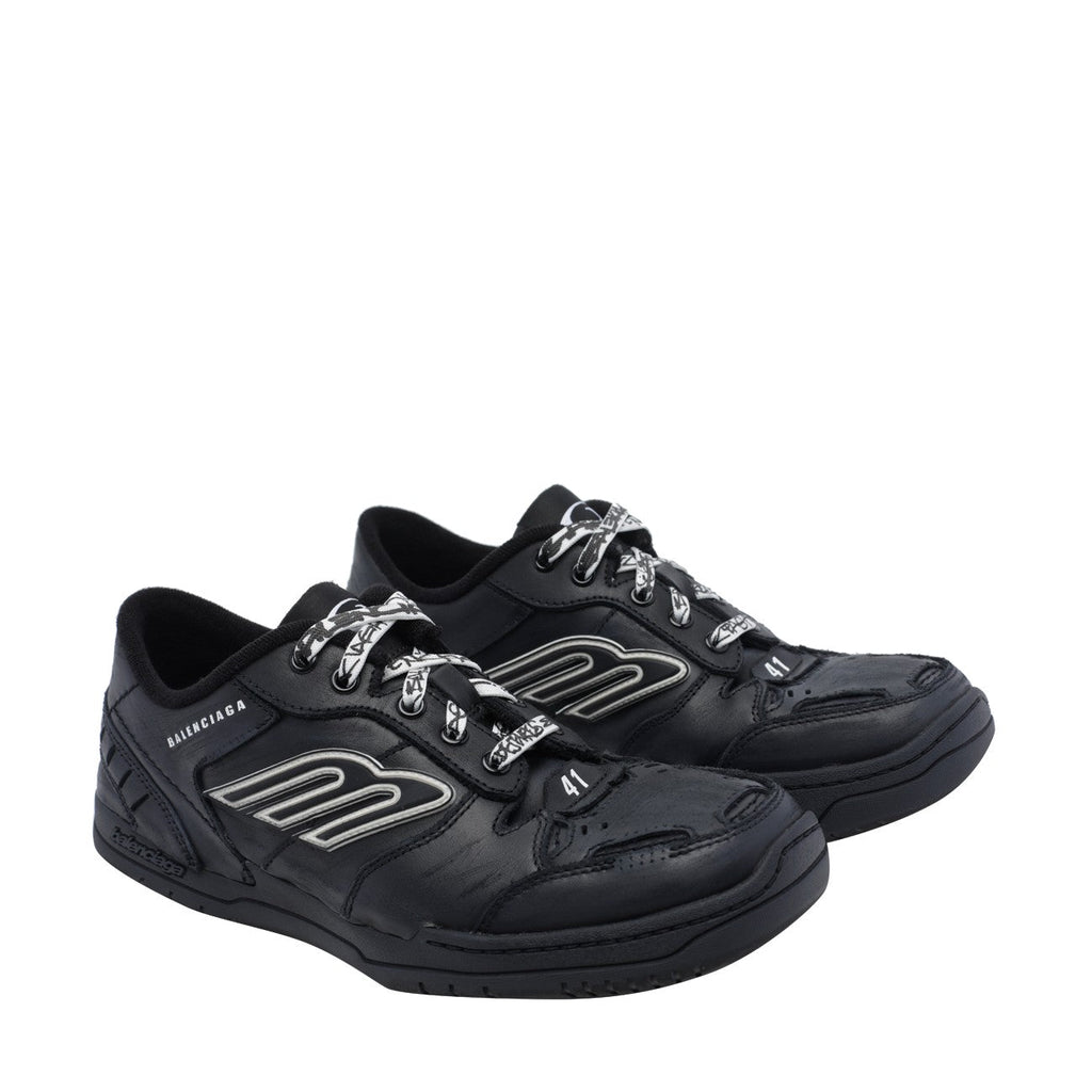 Balenciaga Men Hamptons Worn-Out Sneakers