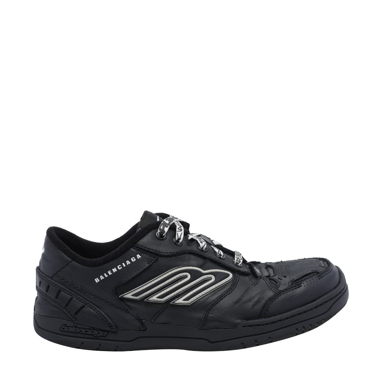 Balenciaga Men Hamptons Worn-Out Sneakers