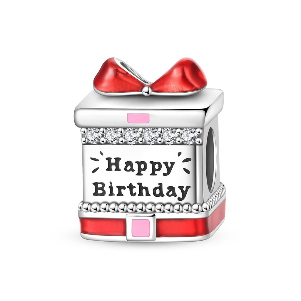 Happy Birthday Gift Box Charm
