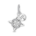 Happy Forever Celtic Knot Dangle Charm