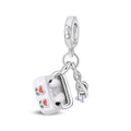 Headphones with Music Note Dangle Charm