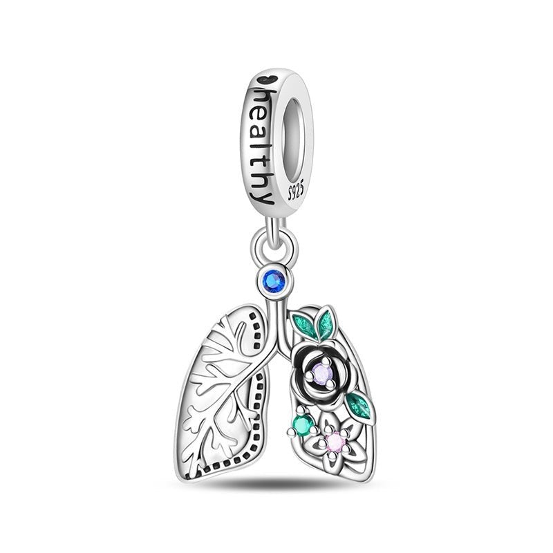 Healthy Lungs Dangle Charm
