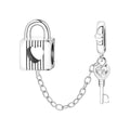 Heart Lock & Key Dangle Charm