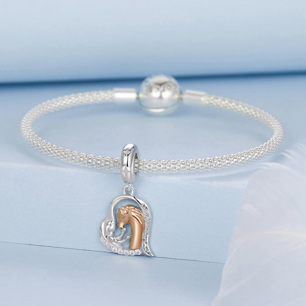 Horse & Heart Forever Bond Dangle Charm