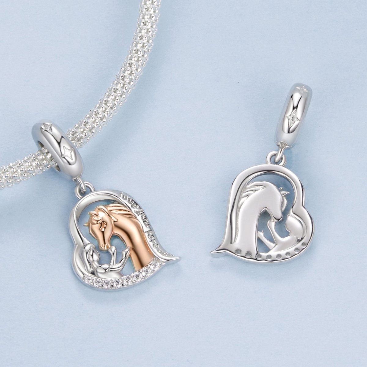 Horse & Heart Forever Bond Dangle Charm