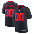 Custom Houston Texans Secondary Alternate Jersey - Navy
