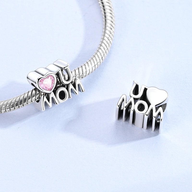 I Love You Mom Charm
