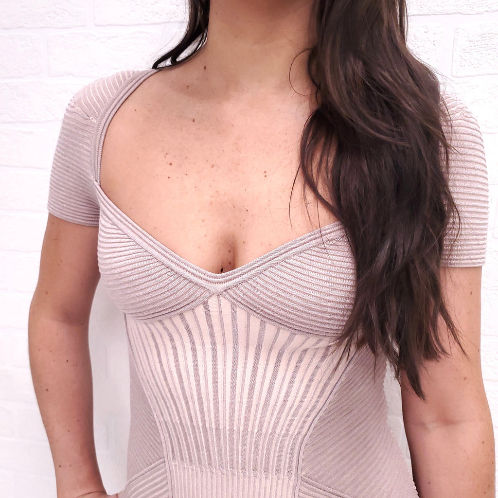 ALEXANDER MCQUEEN PINK DRESS - SIZE XS