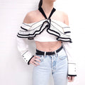 PROENZA SCHOULER WHITE  OFF SHOULDER TOP - SIZE S