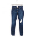 FRAME MID RISE DISTRESSED SKINNY JEANS - SIZE 24