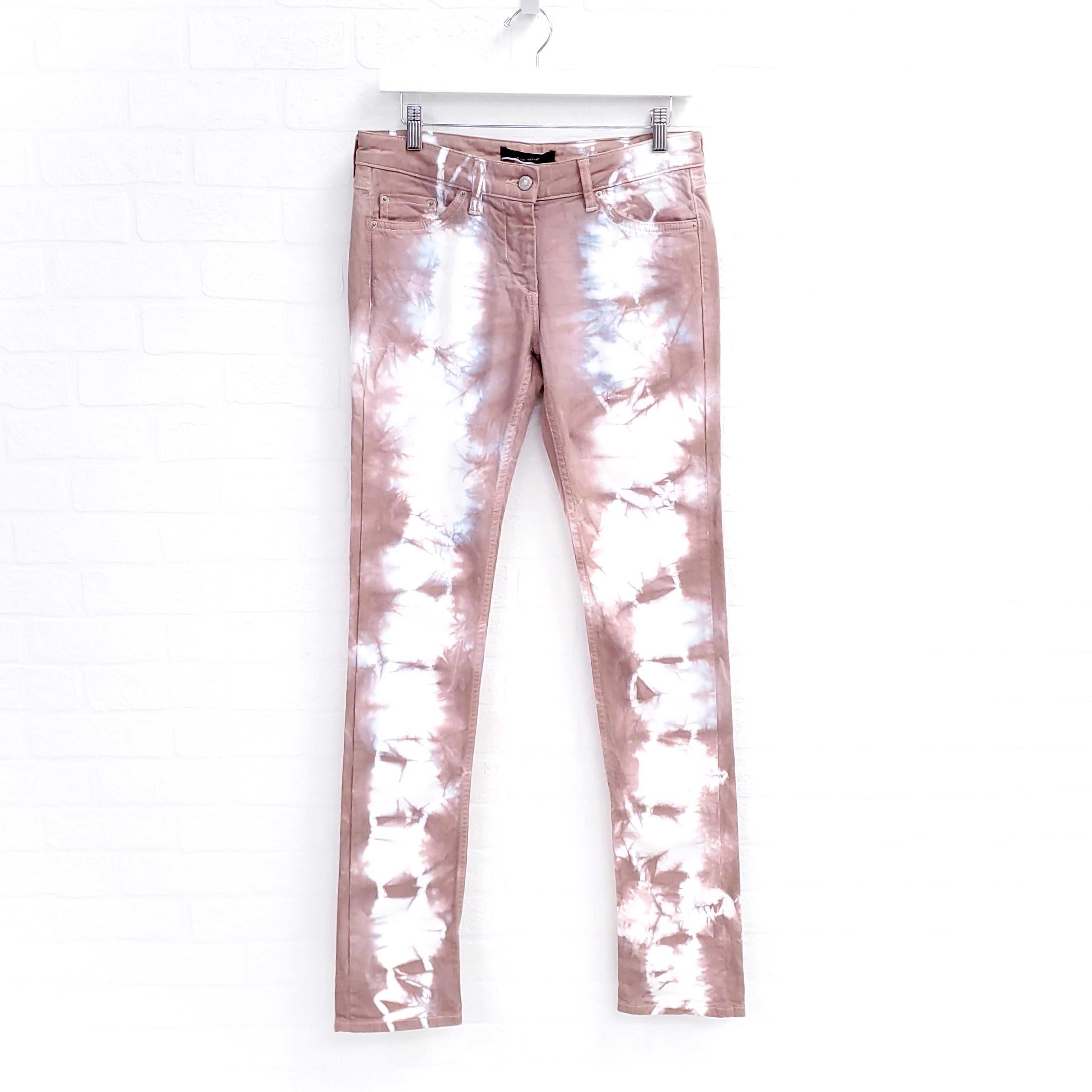 ISABEL MARANT PINK TIE DYE JEANS - SIZE 40(4)