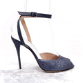 MAISON MARGIELA SPIKE HEEL EVENING SANDALS ($1050) - SIZE 40.5