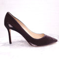 JIMMY CHOO DARK MAUVE VELVET ROMY 100 HEELS - SIZE 42