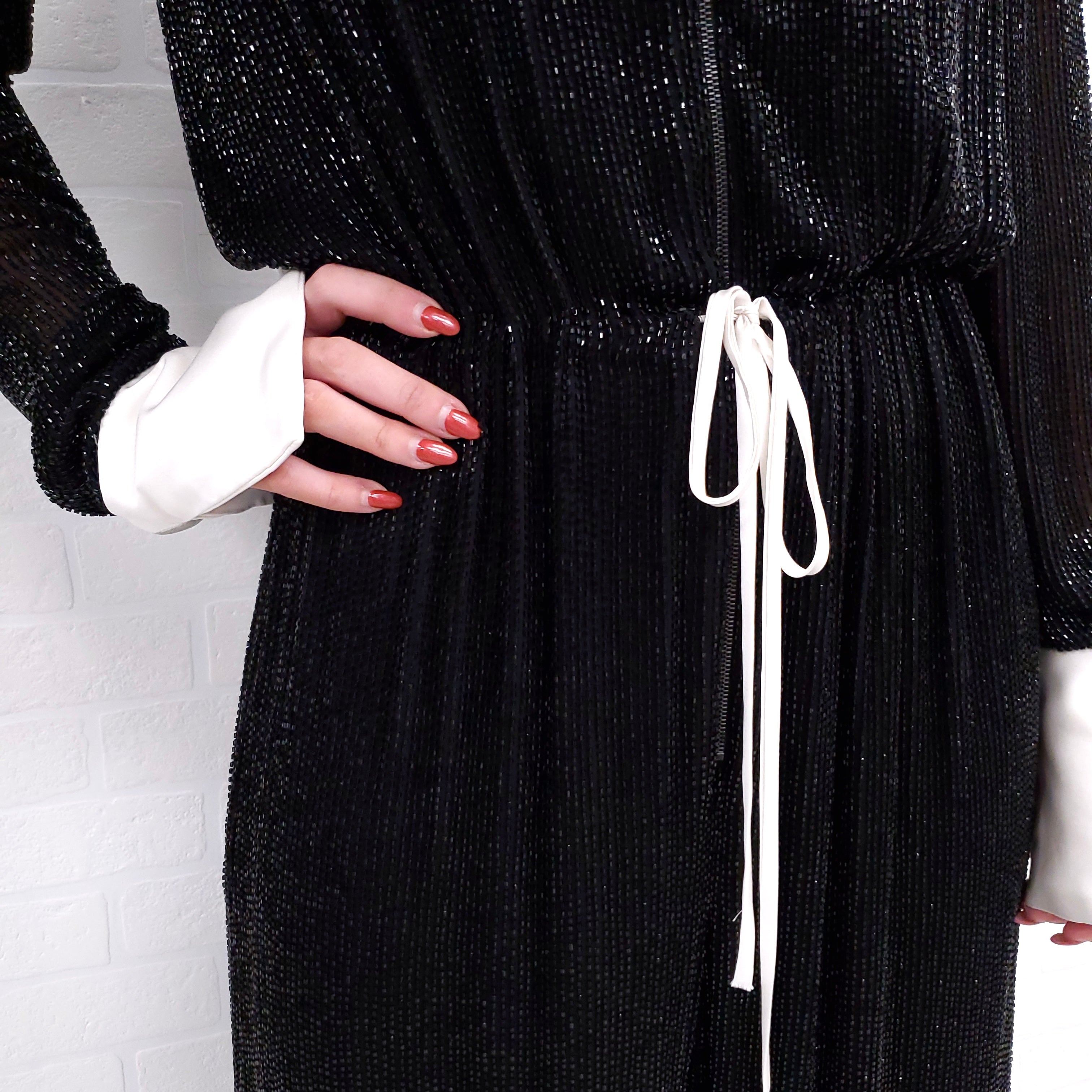 NAEEM KHAN SEQUIN JUMPSUIT - SIZE 8