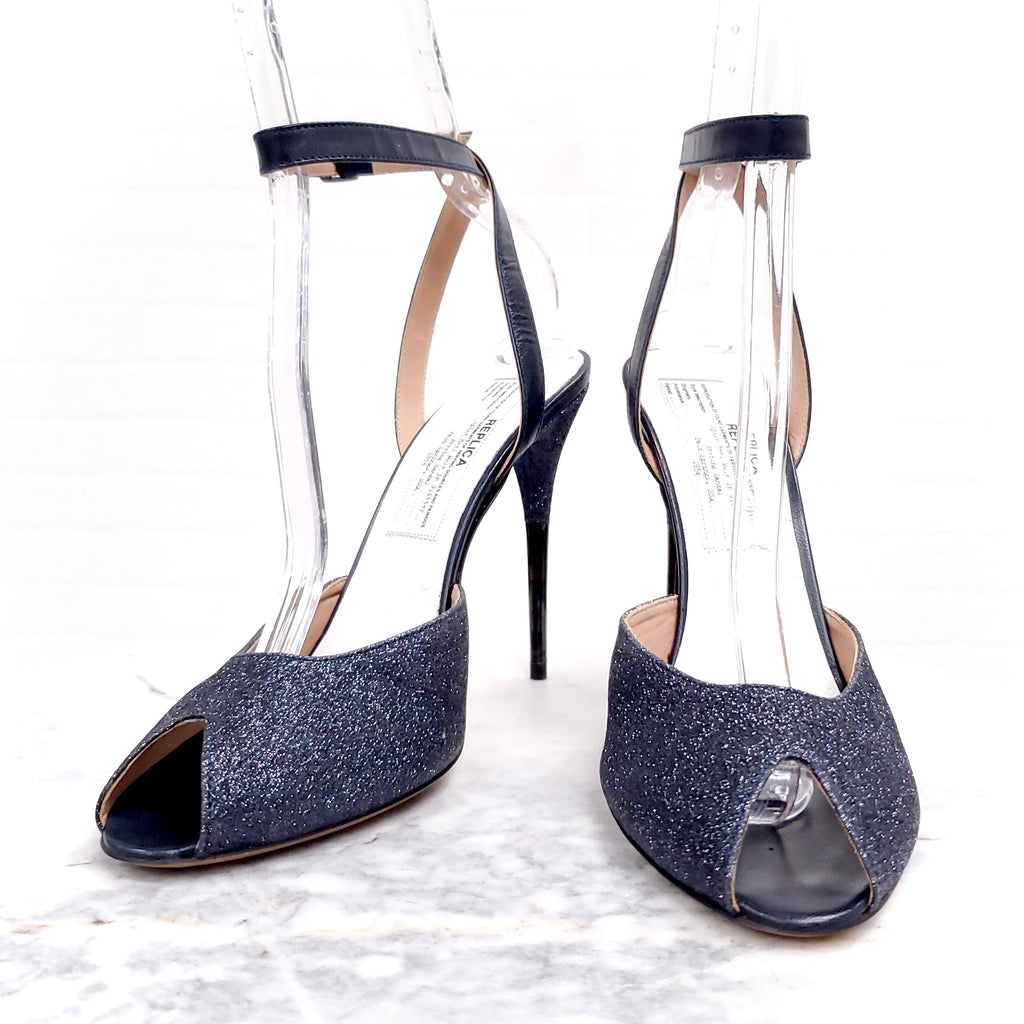 MAISON MARGIELA SPIKE HEEL EVENING SANDALS ($1050) - SIZE 40.5