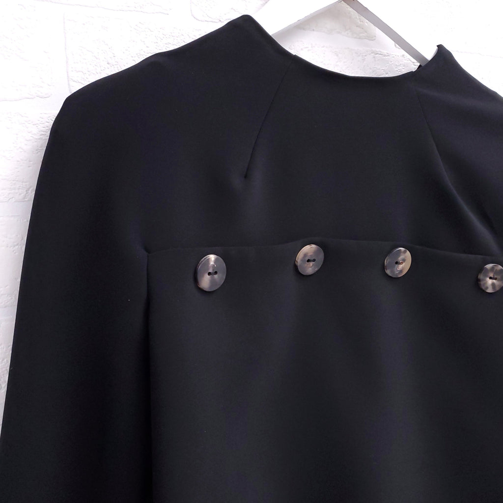 A.W.A.K.E. MODE PLEAT INSERT TOP - SIZE 36