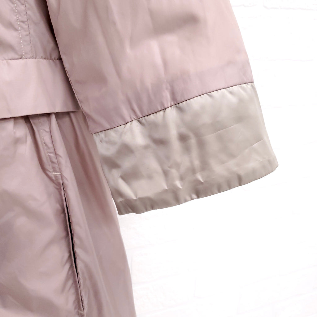 MAX MARA REVERSIBLE COAT WITH FUR HOOD - SIZE 4