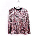 ALEXANDER MCQUEEN SEQUIN TOP - SIZE 38