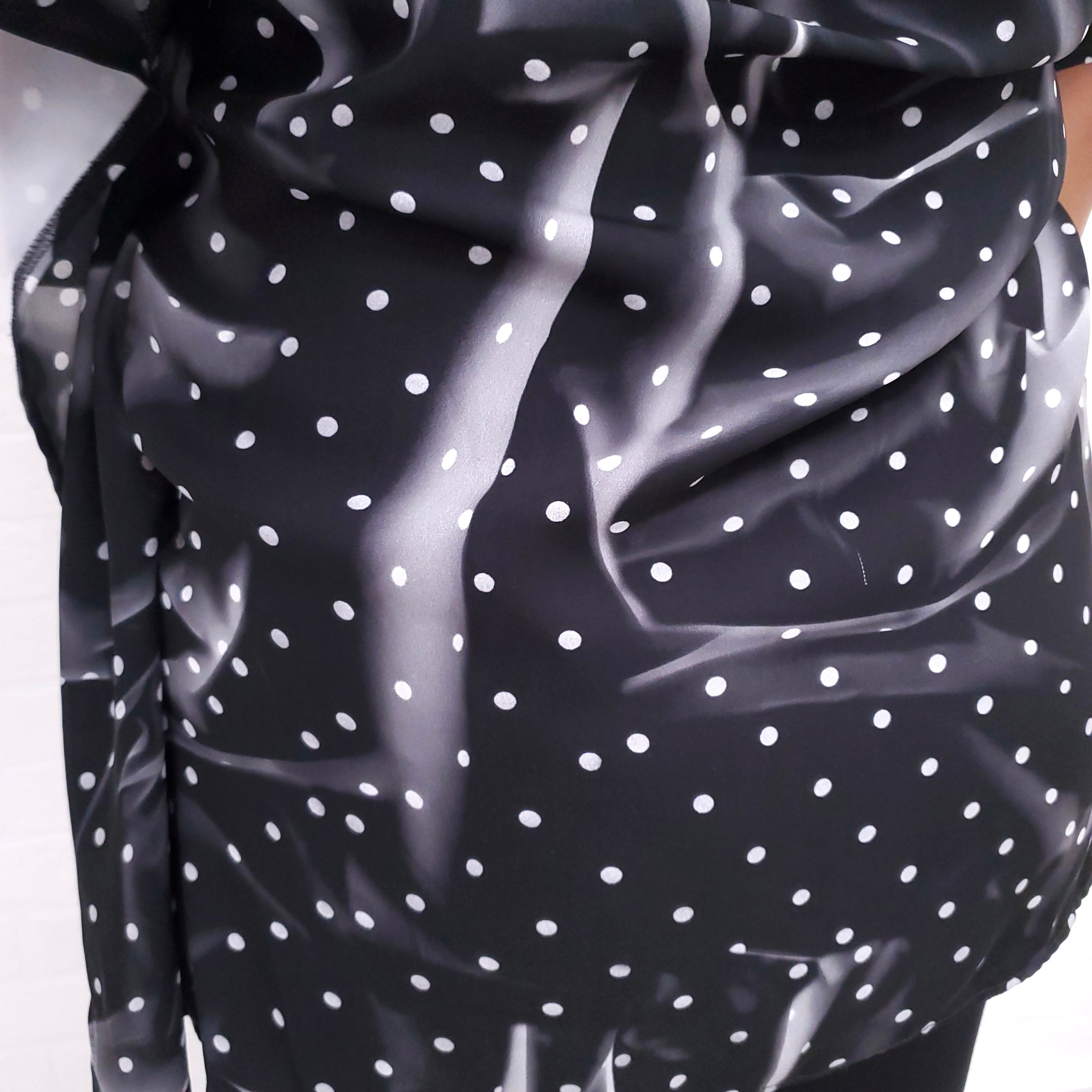 MM6 MAISON MARGIELA RECTANGULAR POLKA DOT TEE - XS