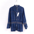 STELLA MCCARTNEY CINCHED JEAN JACKET - SIZE 44