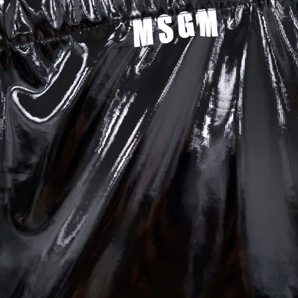 MSGM PATENT PANTS - SIZ 40/4-6