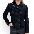 DOLCE & GABBANA BLACK LACE JACKET - SIZE 42