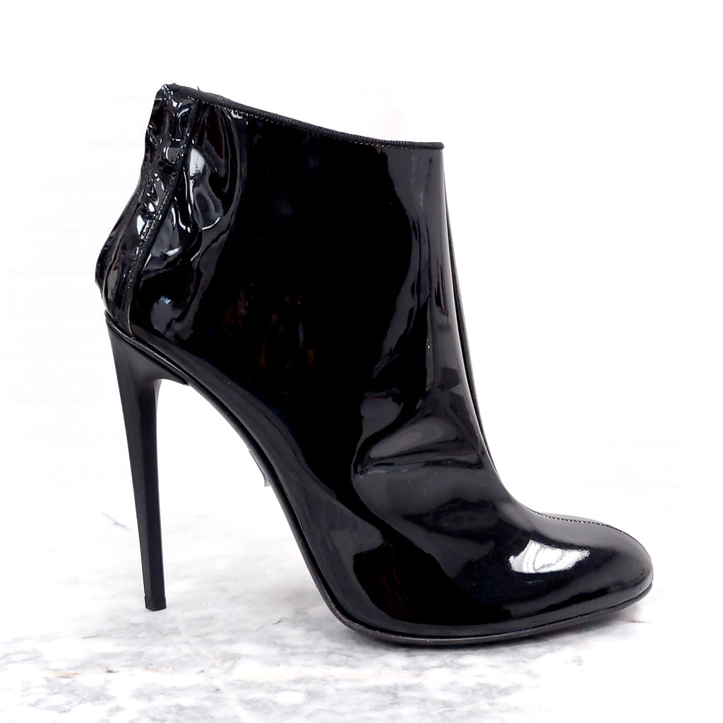 HAIDER ACKERMANN PATENT BOOTIE ($1195) - SIZE 40