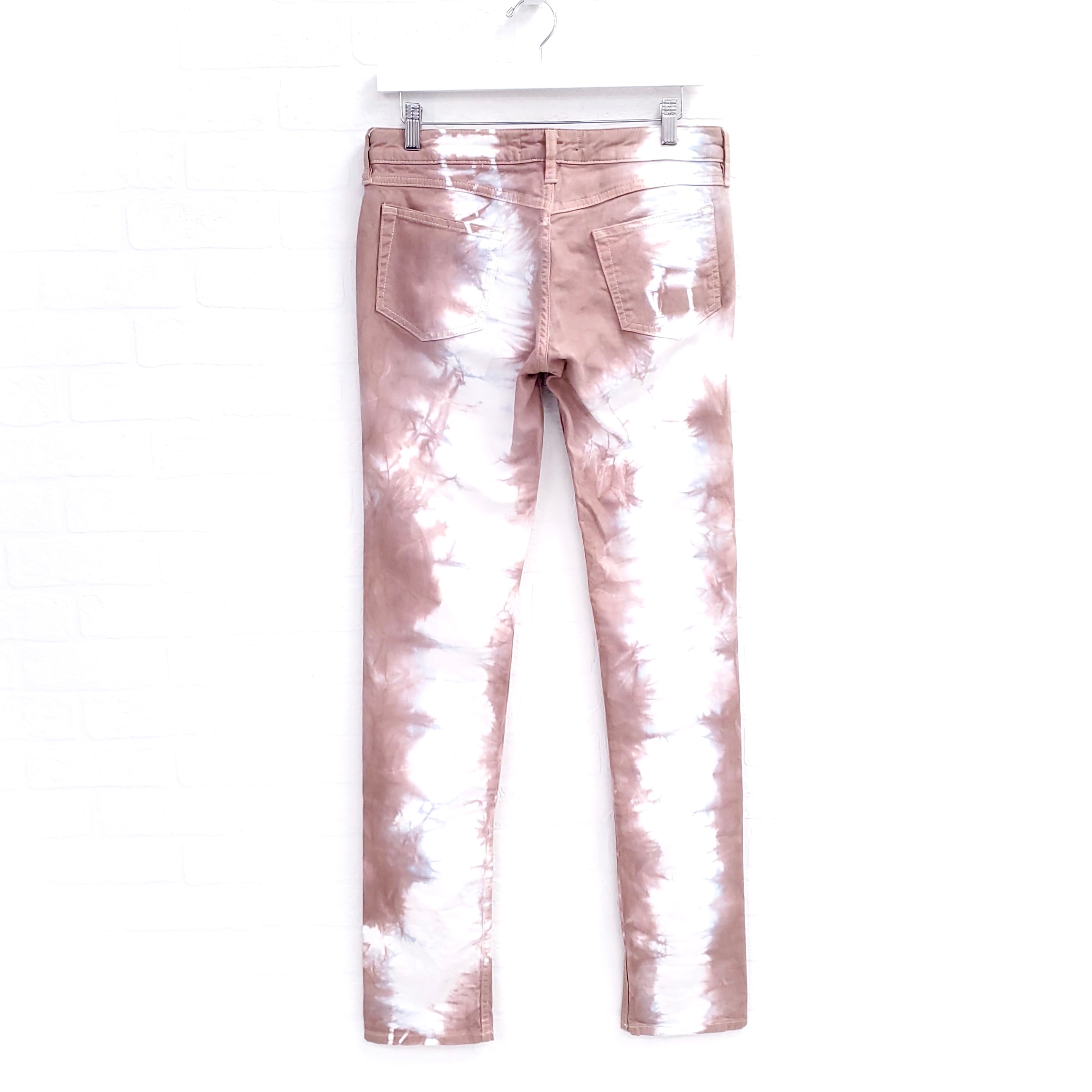ISABEL MARANT PINK TIE DYE JEANS - SIZE 40(4)