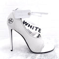OFF-WHITE COLLECTIBLE LOGO HEELS - SIZE 41