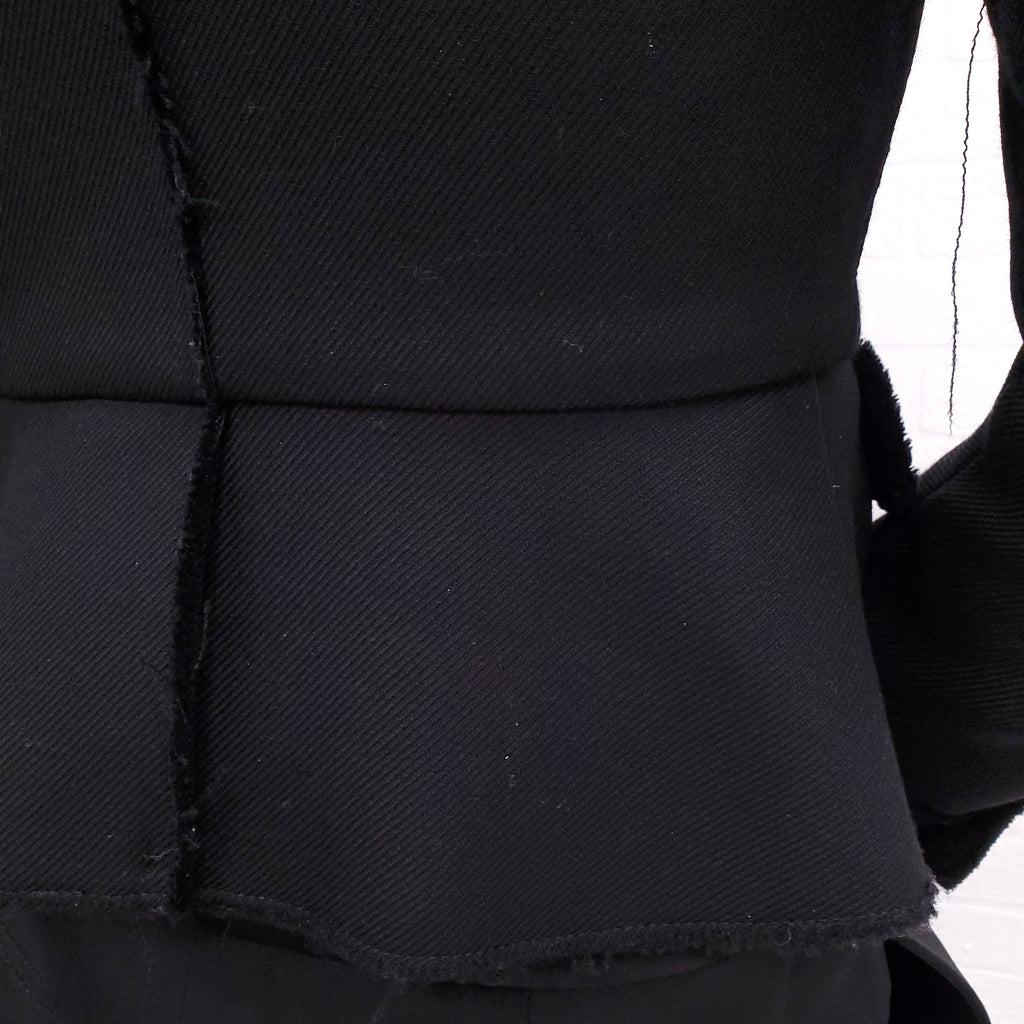 TOM FORD BLACK WOOL JACKET - SIZE 42