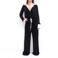 NAEEM KHAN SEQUIN JUMPSUIT - SIZE 8
