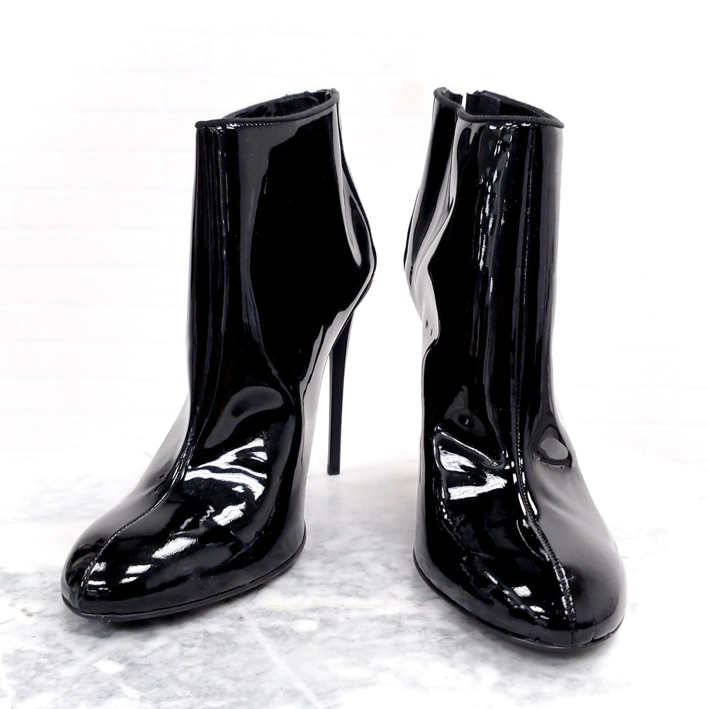 HAIDER ACKERMANN PATENT BOOTIE ($1195) - SIZE 40